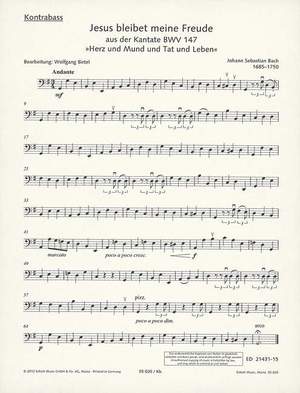 Bach, Johann Sebastian: Jesu, Joy of Man's Desiring BWV 147