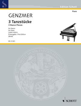 Genzmer, Harald: 3 Dance Pieces GeWV 438-N