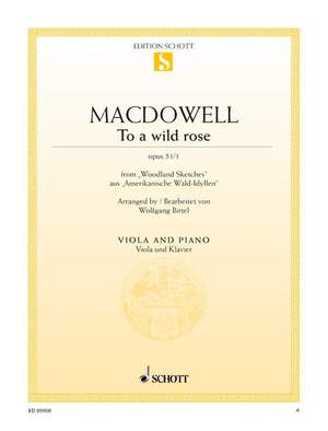 MacDowell, Edward: To a wild rose op. 51/1