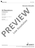 Schroeder, Hermann: 5 Characters Product Image