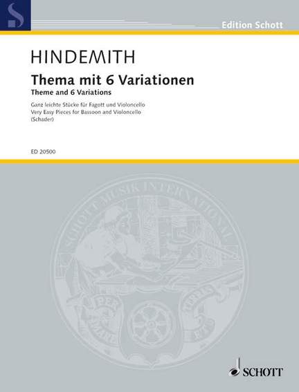 Hindemith, Paul: Theme and 6 Variations