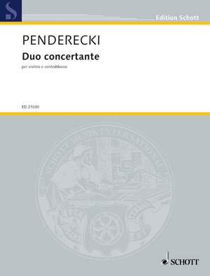 Penderecki, Krzysztof: Duo concertante