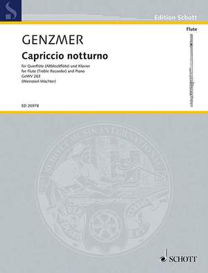 Genzmer, Harald: Capriccio notturno GeWV 263