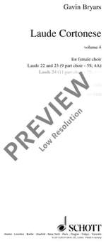 Bryars, Gavin: Laude Cortonese Product Image