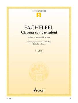 Pachelbel, Johann: Ciacona con variazioni C major