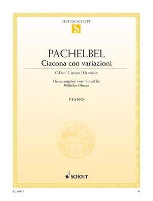 Pachelbel, Johann: Ciacona con variazioni C major
