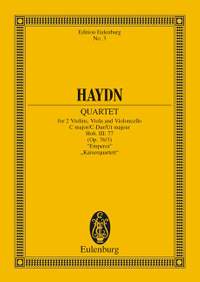 Haydn, Joseph: String Quartet C major, Emperor op. 76/3 Hob. III: 77