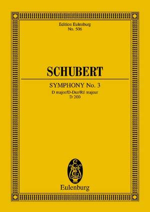 Schubert, Franz: Symphony No. 3 D major D 200
