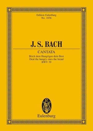 Bach, Johann Sebastian: Cantata No. 39 (Dominica 1 post Trinitatis) BWV 39