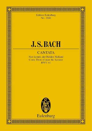 Bach, Johann Sebastian: Cantata No. 61 (Adventus Christi) BWV 61