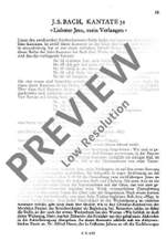 Bach, Johann Sebastian: Cantata No. 32 (Dominica 1 post Epiphanias) BWV 32 Product Image