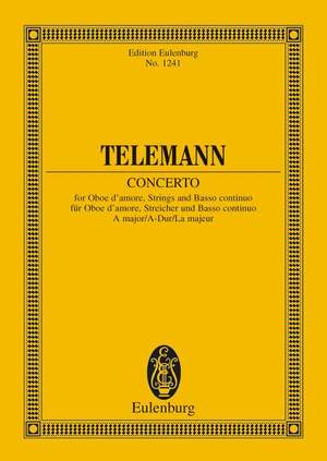 Telemann, Georg Philipp: Concerto A major