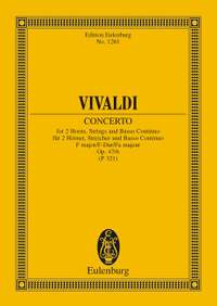 Vivaldi, Antonio: Concerto F major op. 47/6 RV / P 321