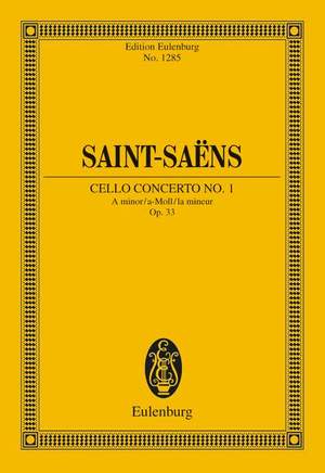 Saint-Saëns, Camille: Concerto No. 1 A minor op. 33