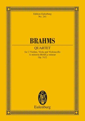 Brahms, Johannes: String Quartet A minor op. 51/2