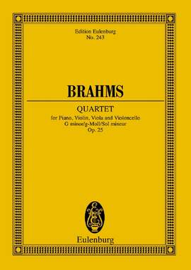 Brahms, Johannes: Piano Quartet G minor op. 25