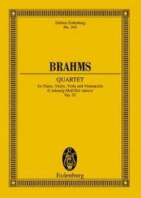 Brahms, Johannes: Piano Quartet G minor op. 25