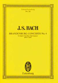 Bach, Johann Sebastian: Brandenburg Concerto No. 4 G major BWV 1049