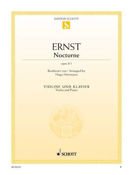 Ernst, Heinrich Wilhelm: Nocturne op. 8/1