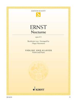 Ernst, Heinrich Wilhelm: Nocturne op. 8/1