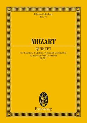 Mozart, Wolfgang Amadeus: Quintet A major KV 581