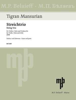 Mansurian, Tigran: String Trio