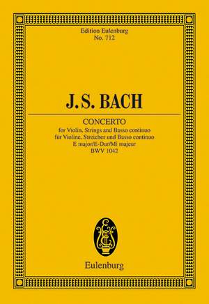 Bach, Johann Sebastian: Concerto E major BWV 1042