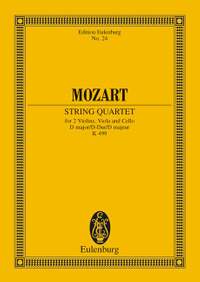 Mozart, Wolfgang Amadeus: Strinq Quartet D major KV 499