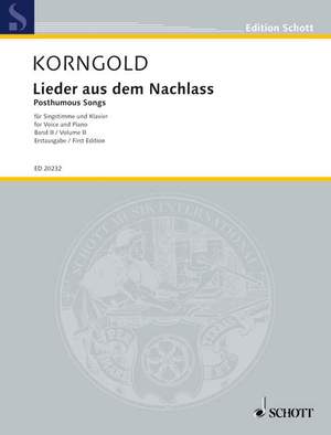 Korngold, Erich Wolfgang: Ausser