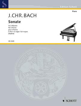 Bach, Johann Christian: Sonate G major