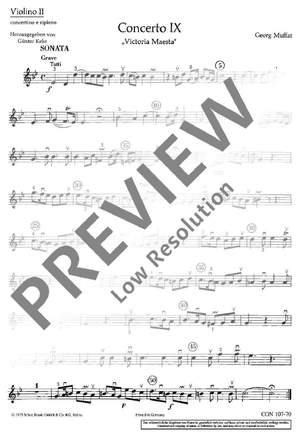 Muffat, Georg: Concerto IX