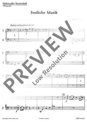Werdin, Eberhard: Festliche Musik