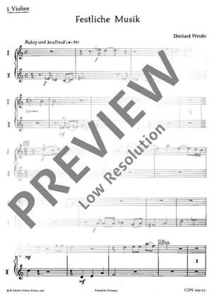 Werdin, Eberhard: Festliche Musik