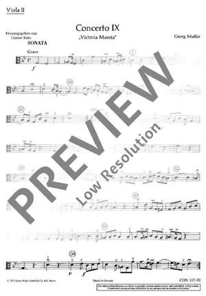 Muffat, Georg: Concerto IX
