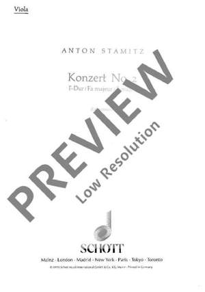 Stamitz, Anton: Konzert No. 2 F-Dur
