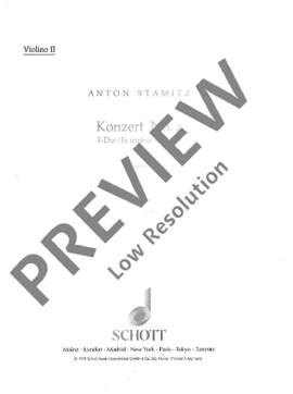 Stamitz, Anton: Konzert No. 2 F-Dur