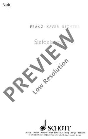 Richter, Franz Xaver: Sinfonia con fuga g minor