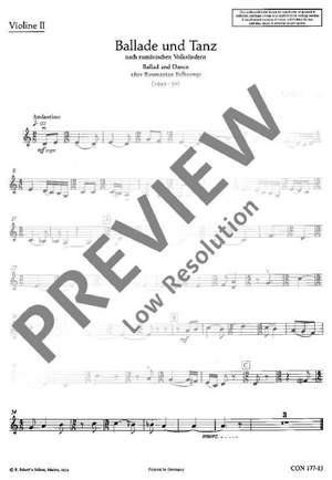 Ligeti, György: Ballade und Tanz