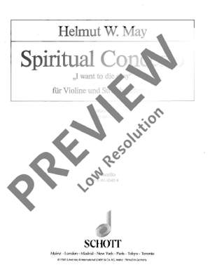 May, Helmut W.: Spiritual Concerto