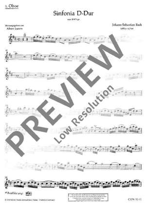 Bach, Johann Sebastian: Sinfonia BWV 42