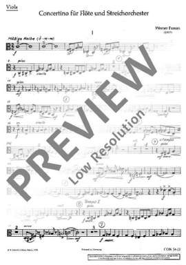 Fussan, Werner: Concertino