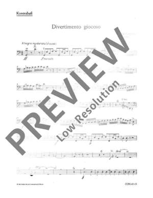 Genzmer, Harald: Divertimento giocoso GeWV 171