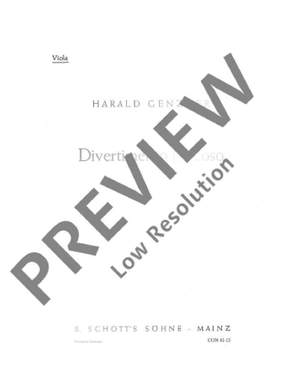 Genzmer, Harald: Divertimento giocoso GeWV 171