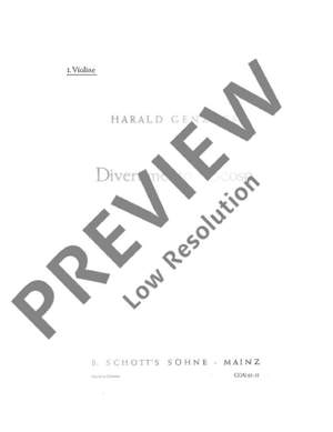 Genzmer, Harald: Divertimento giocoso GeWV 171