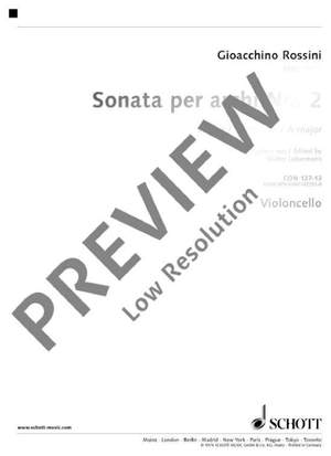 Rossini, Gioacchino Antonio: Sonata per Archi No. 2 A-Dur