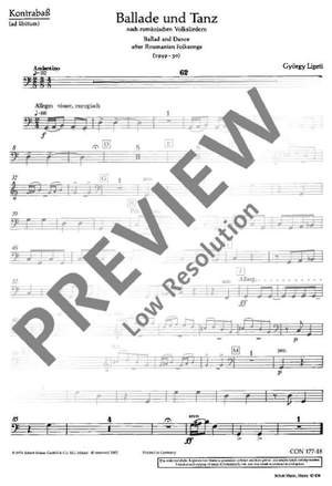 Ligeti, György: Ballade und Tanz