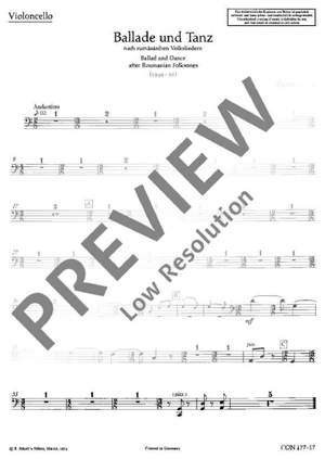 Ligeti, György: Ballade und Tanz