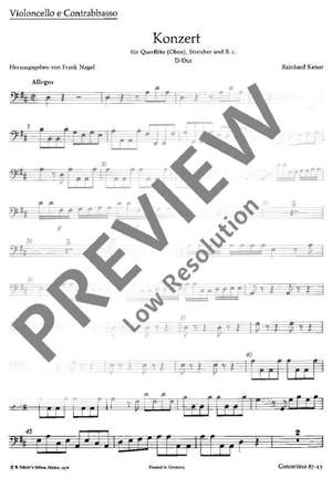 Keiser, Reinhard: Flute Concerto D major