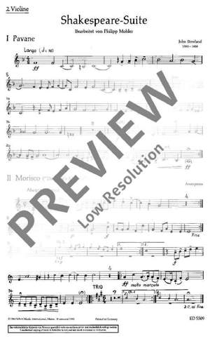 Mohler, Philipp: Shakespeare Suite