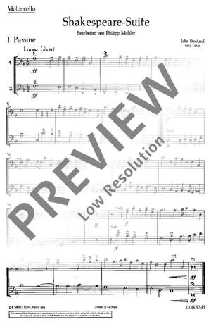 Mohler, Philipp: Shakespeare Suite